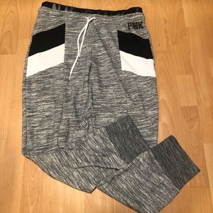 Victoria’s Secret pink grey sweats (L)